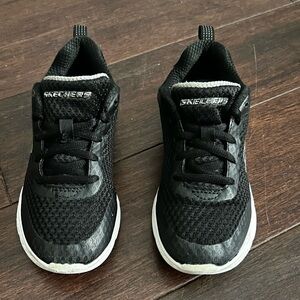 Skechers Kids Black and White Sneakers